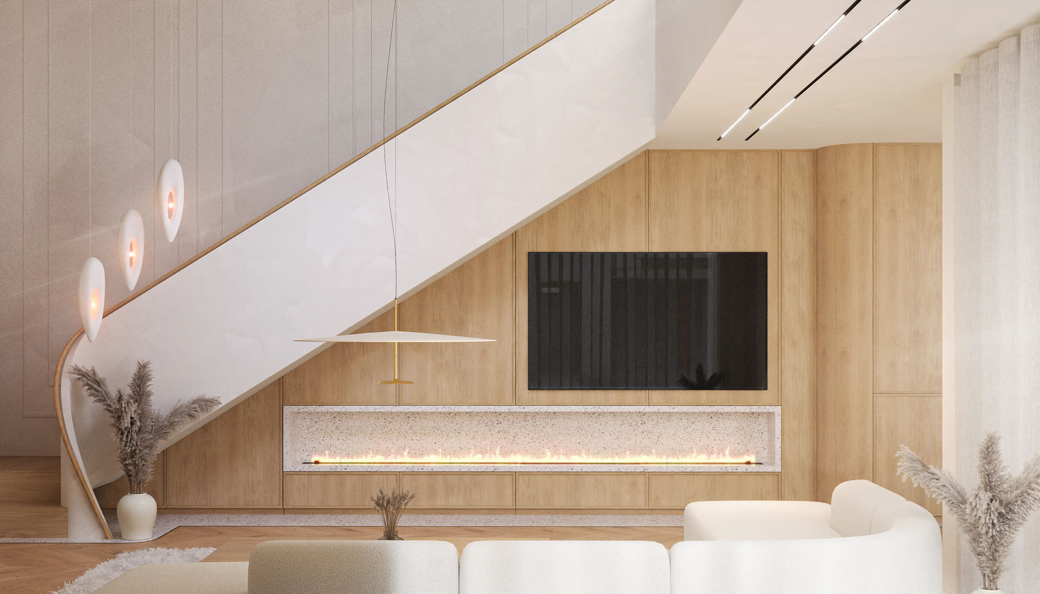 Dynamic picture of a cyclist riding downhill