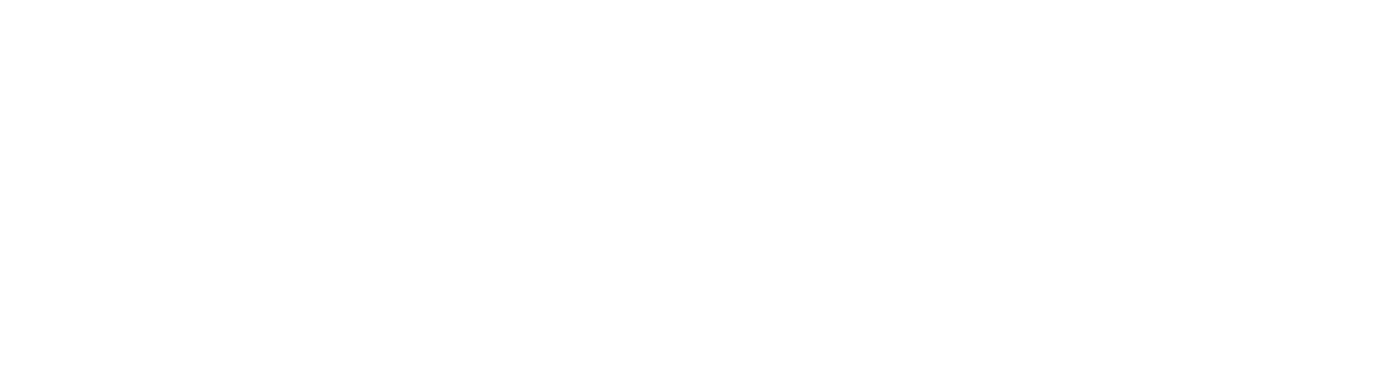 White interwoven logo on black background. Simple, minimalist design.