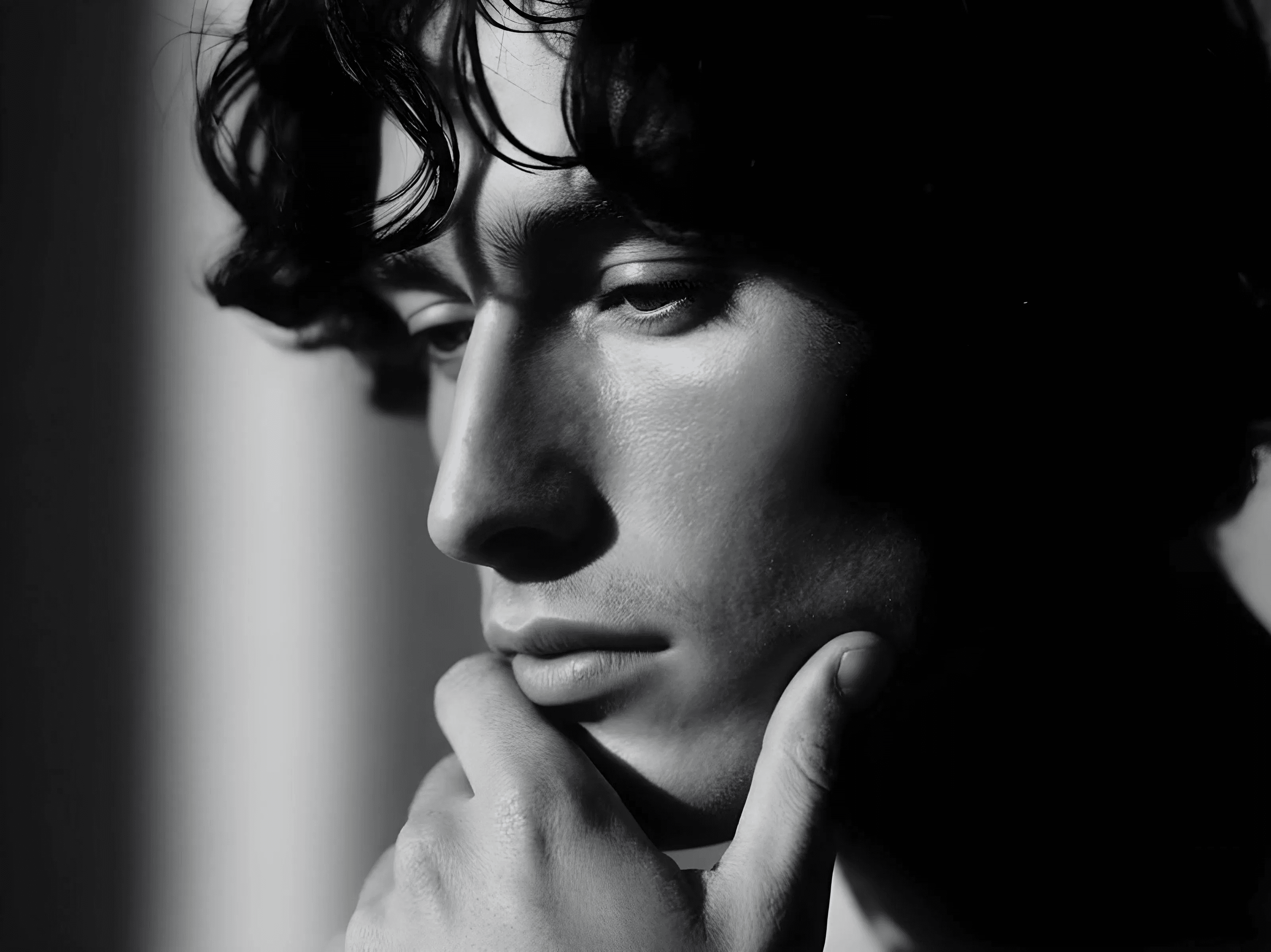 Kai Fox in deep thinking
