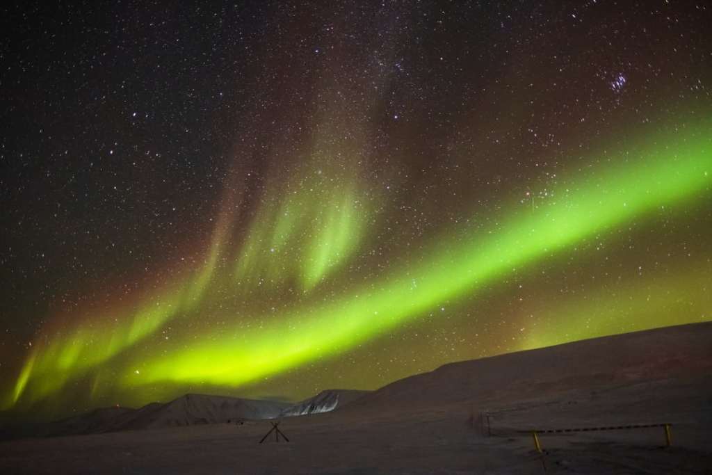 Northern Lights in Svalbard, Norway