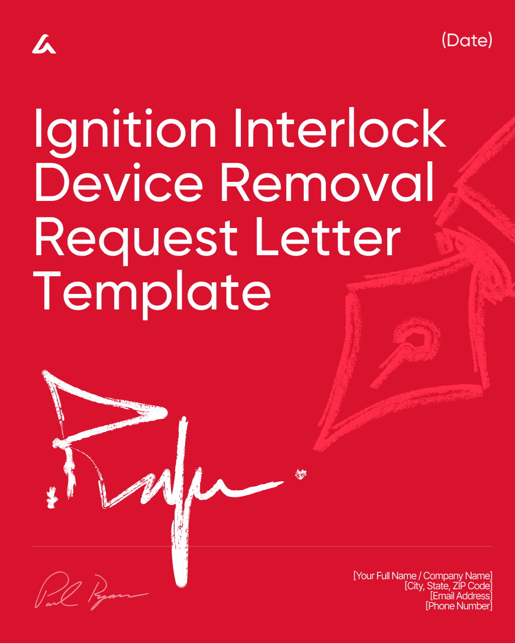 Ignition Interlock Device Removal Request Letter Template