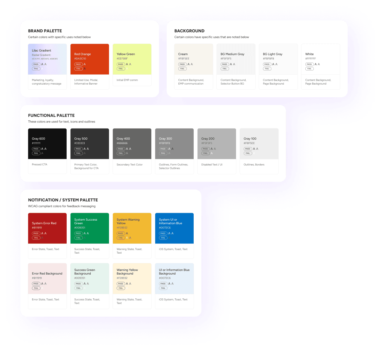 JF Design System Colors