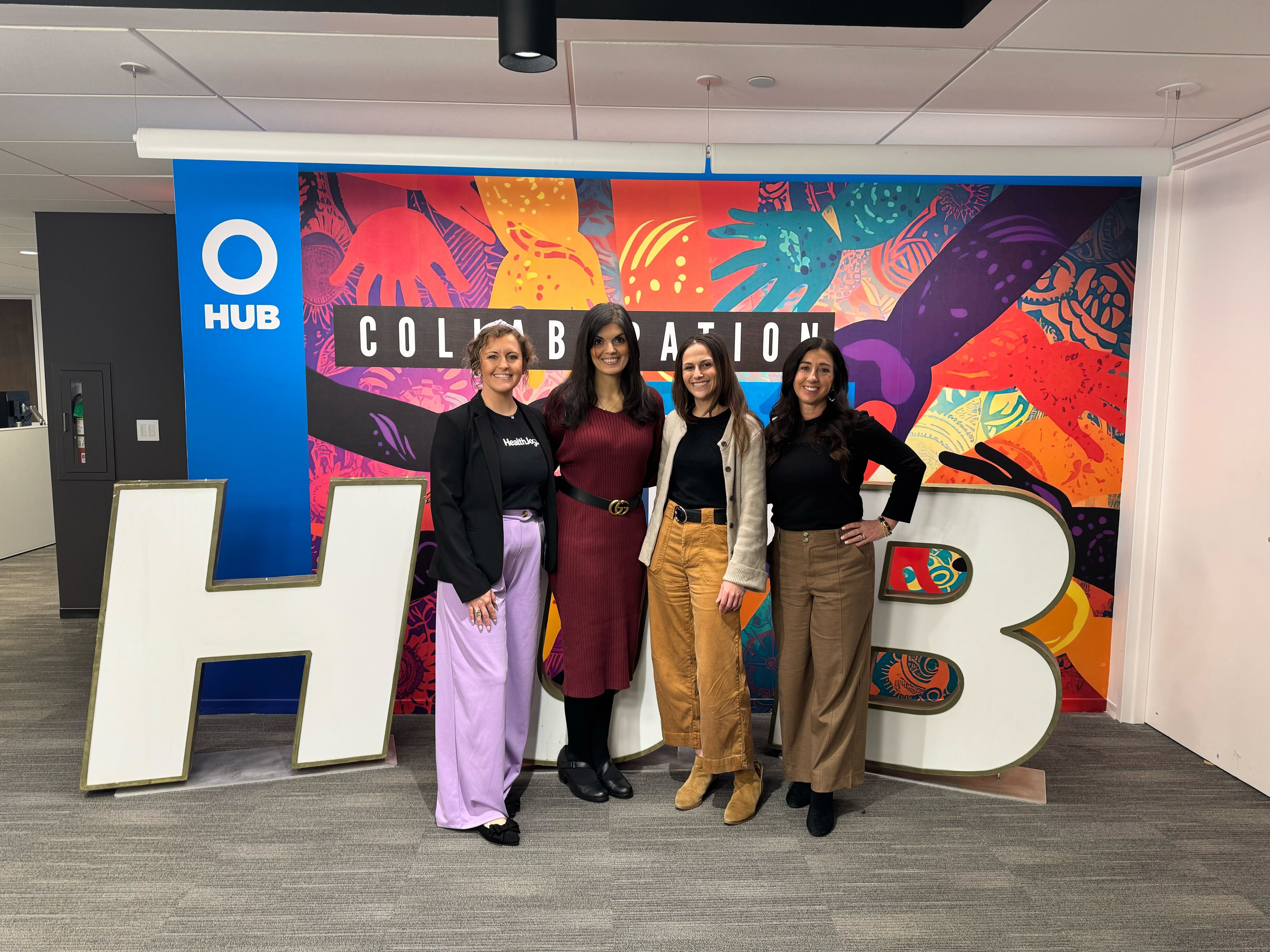 HealthJoy team at a HUB Collaboration event.