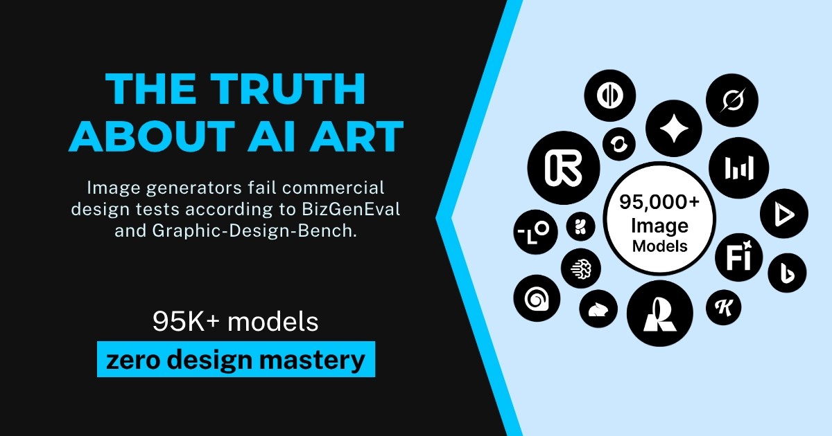 New benchmarks prove AI image generators can't do commercial design