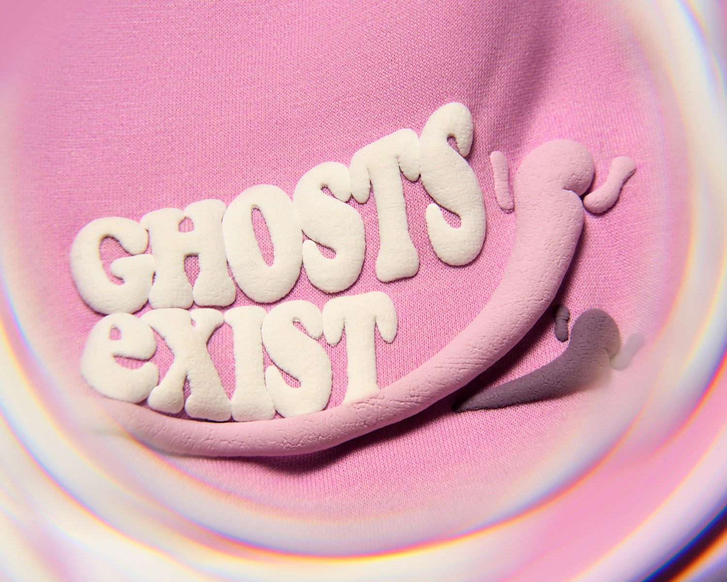 Tuko Clothing pink Dandadan inspired tracksuit detail shot photographer by Matthew Brown (London product photographer).