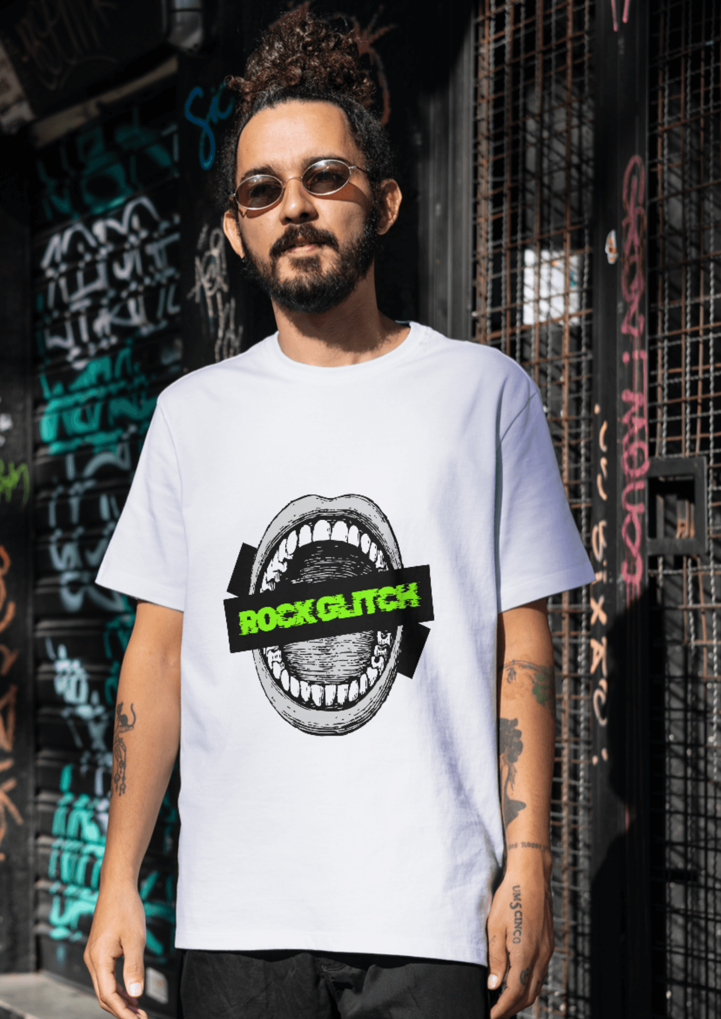 male model mockup tshirt