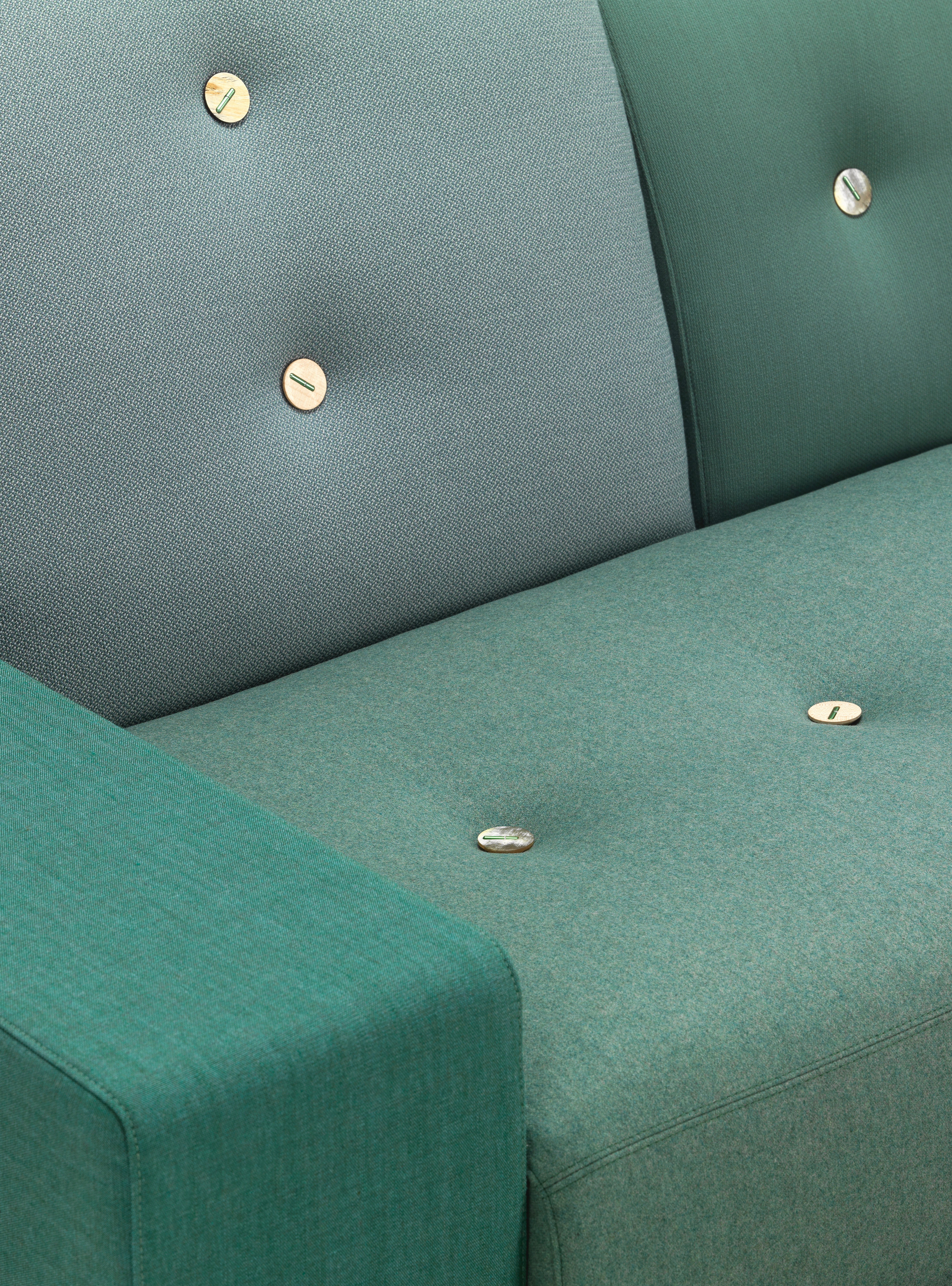 Vitra Polder Sofa groen close up