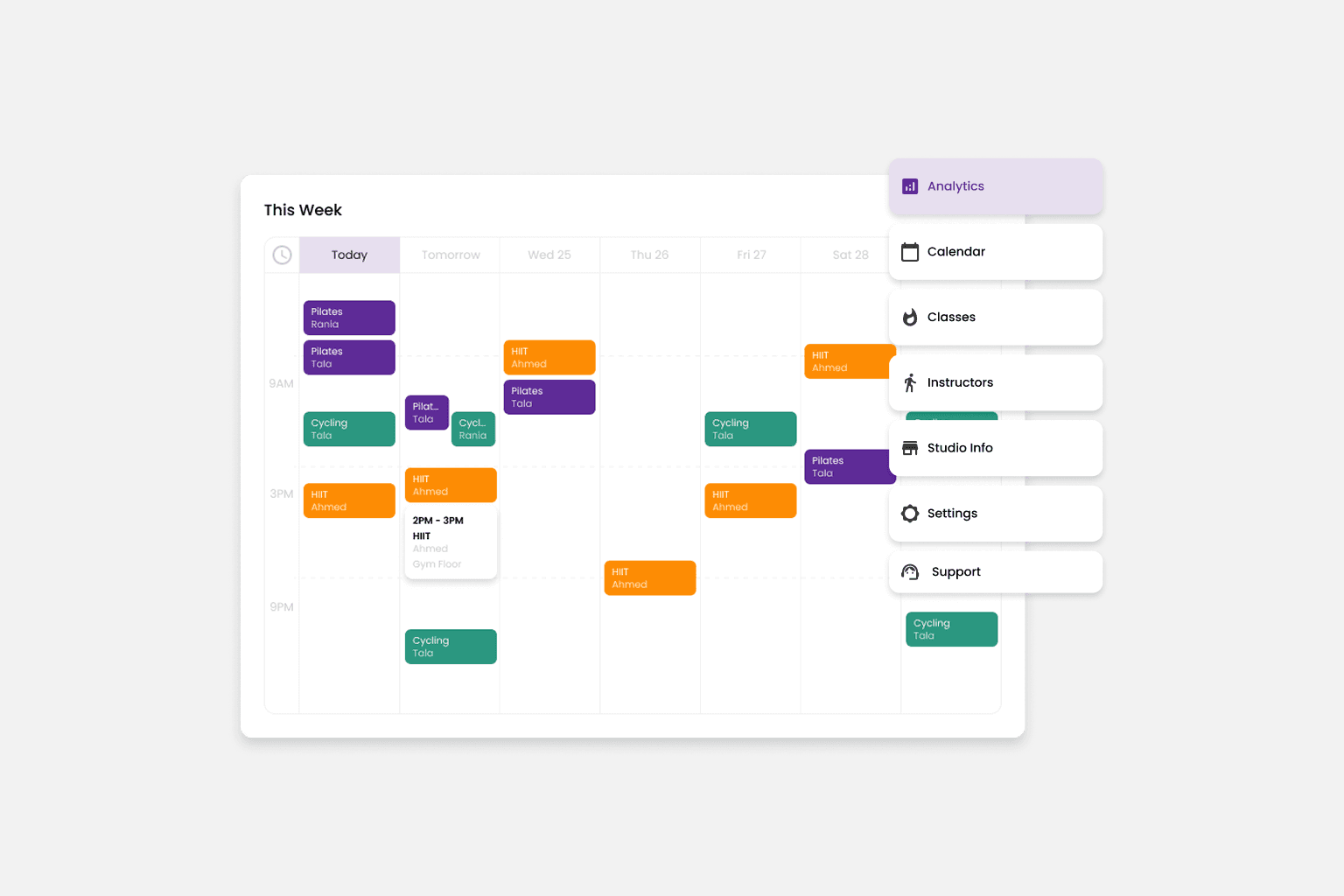 Dashboard showing MRR of $69,897 and 1206 active users with an upward trend graph.