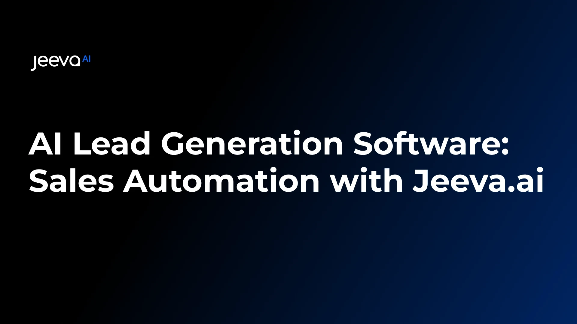 AI Lead Generation Software