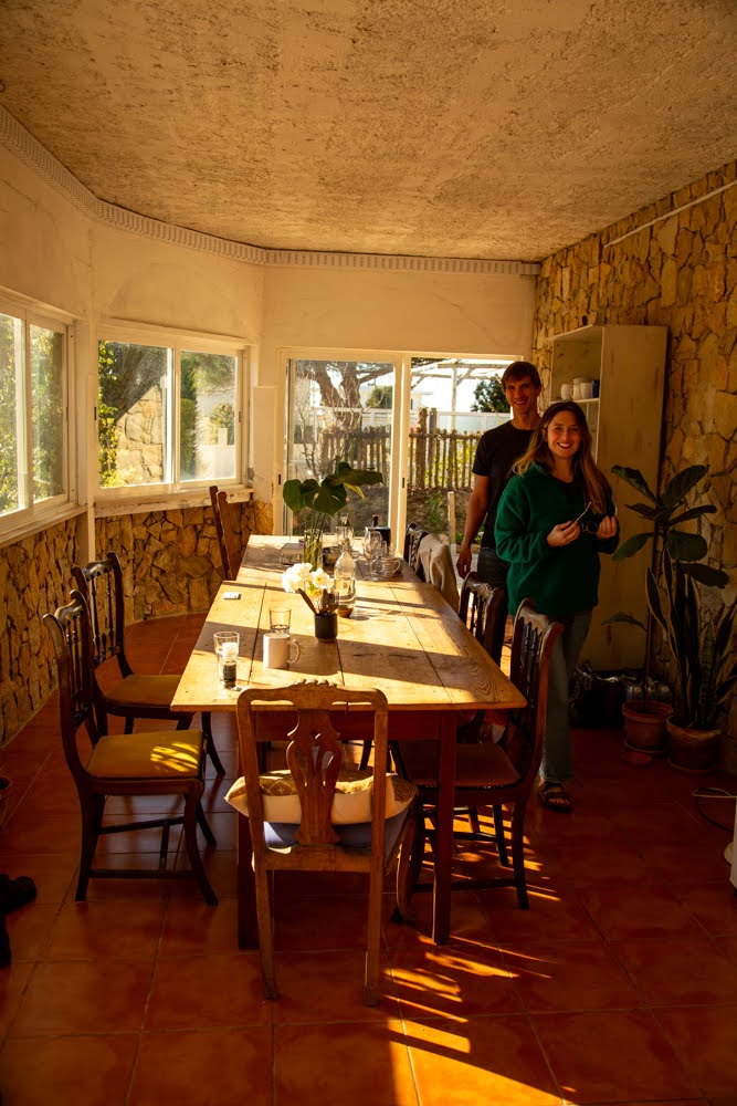 Photo of dining room for digital nomads moving to portugal