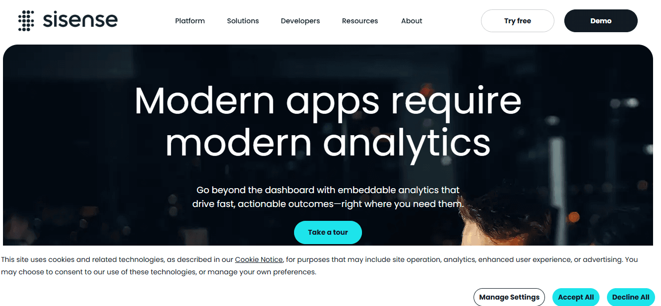 Sisense-  Best Data analytics for HR with AI insights