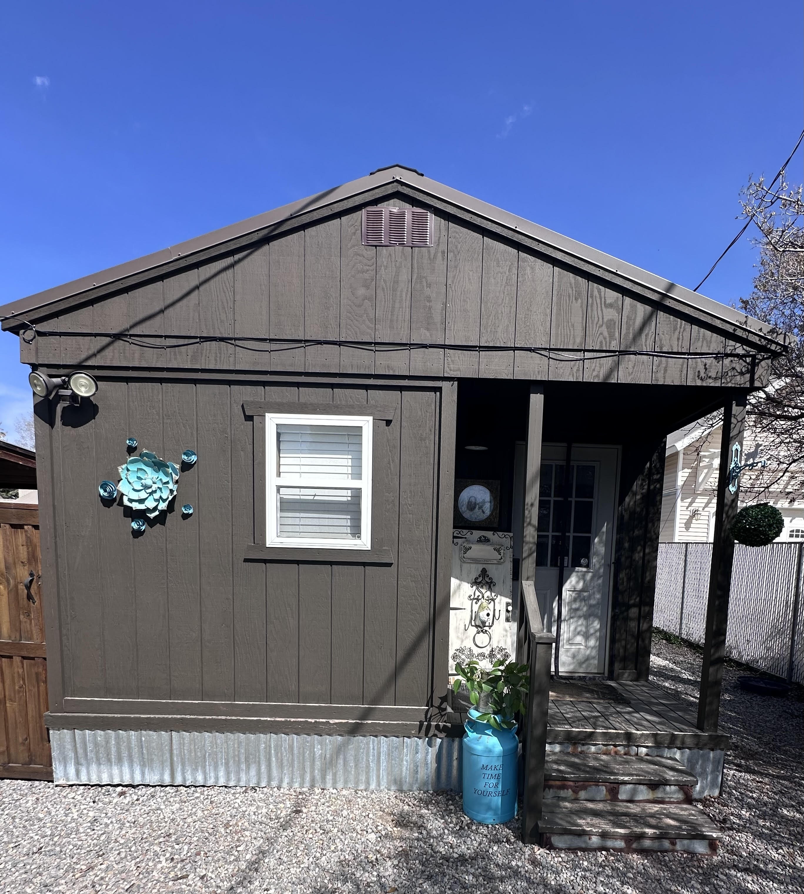Hidden Look salon Main  building in Afton, Wyoming with dark exterior