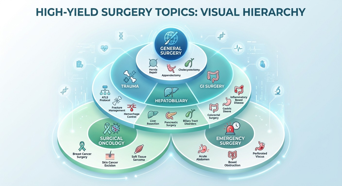High-Yield Surgery Topics for NEET PG 2026