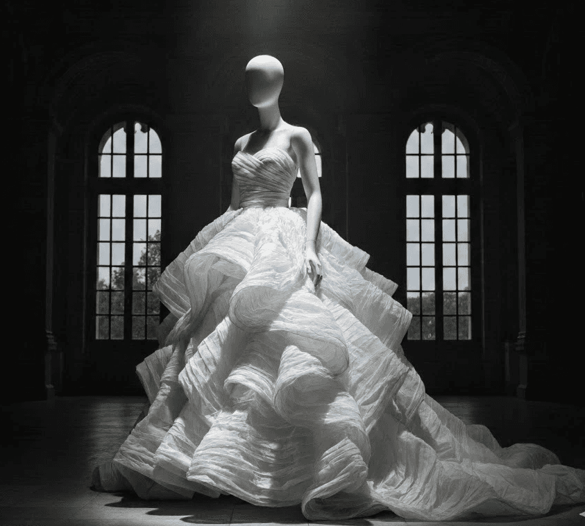 Bold editorial fashion portrait of model in houndstooth blazer with red tie and green shirt against bright turquoise background - Serif Creative Studio luxury fashion photography