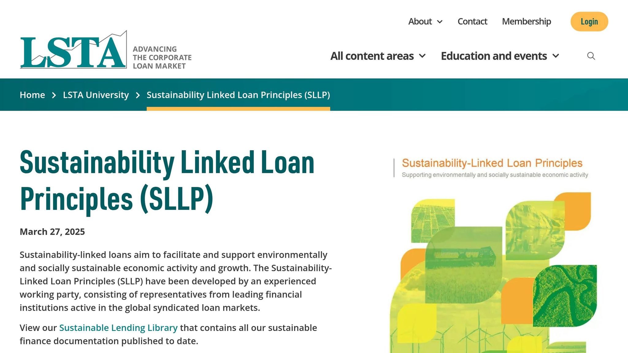 Sustainability-Linked Loan Principles