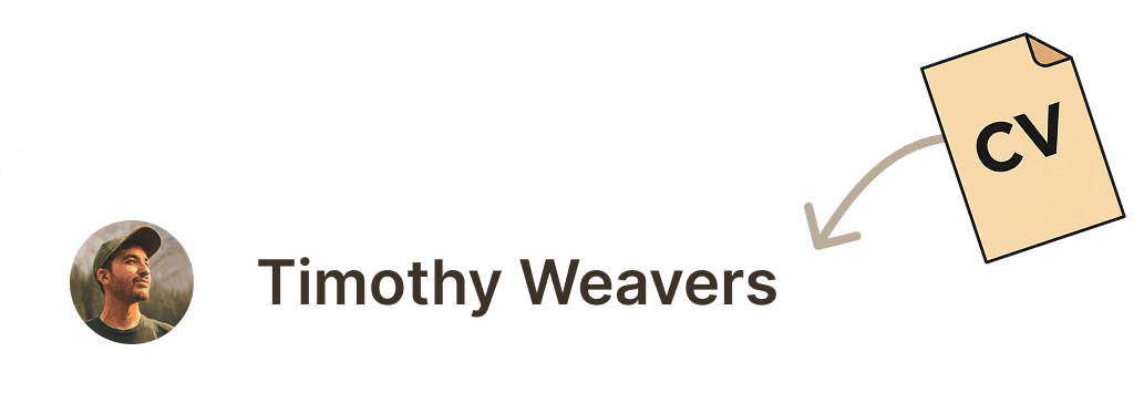 An illustration of a CV file that is transformed into a digital candidate file