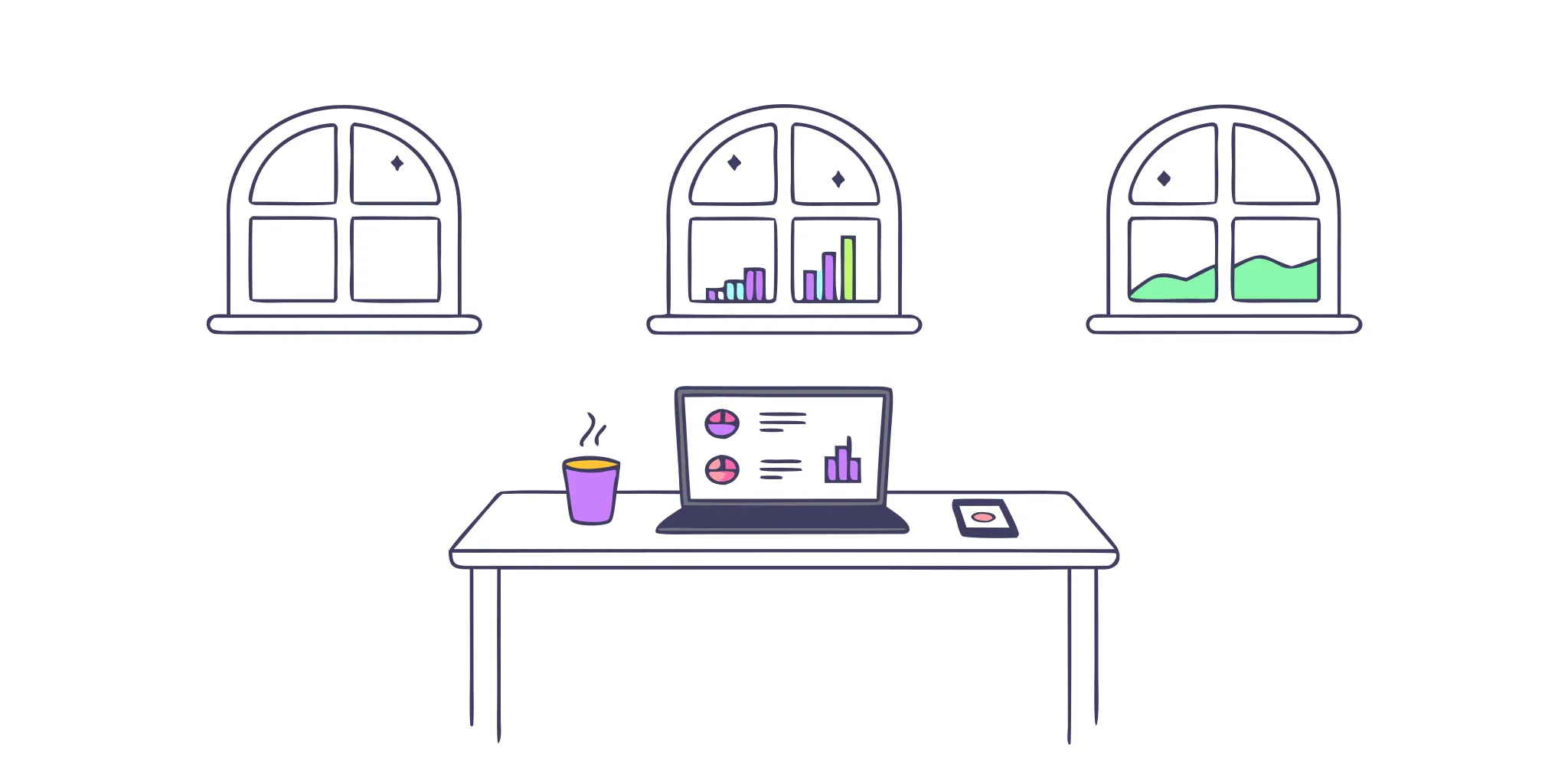 Comparing the best financial planning software on a laptop displaying charts and graphs.