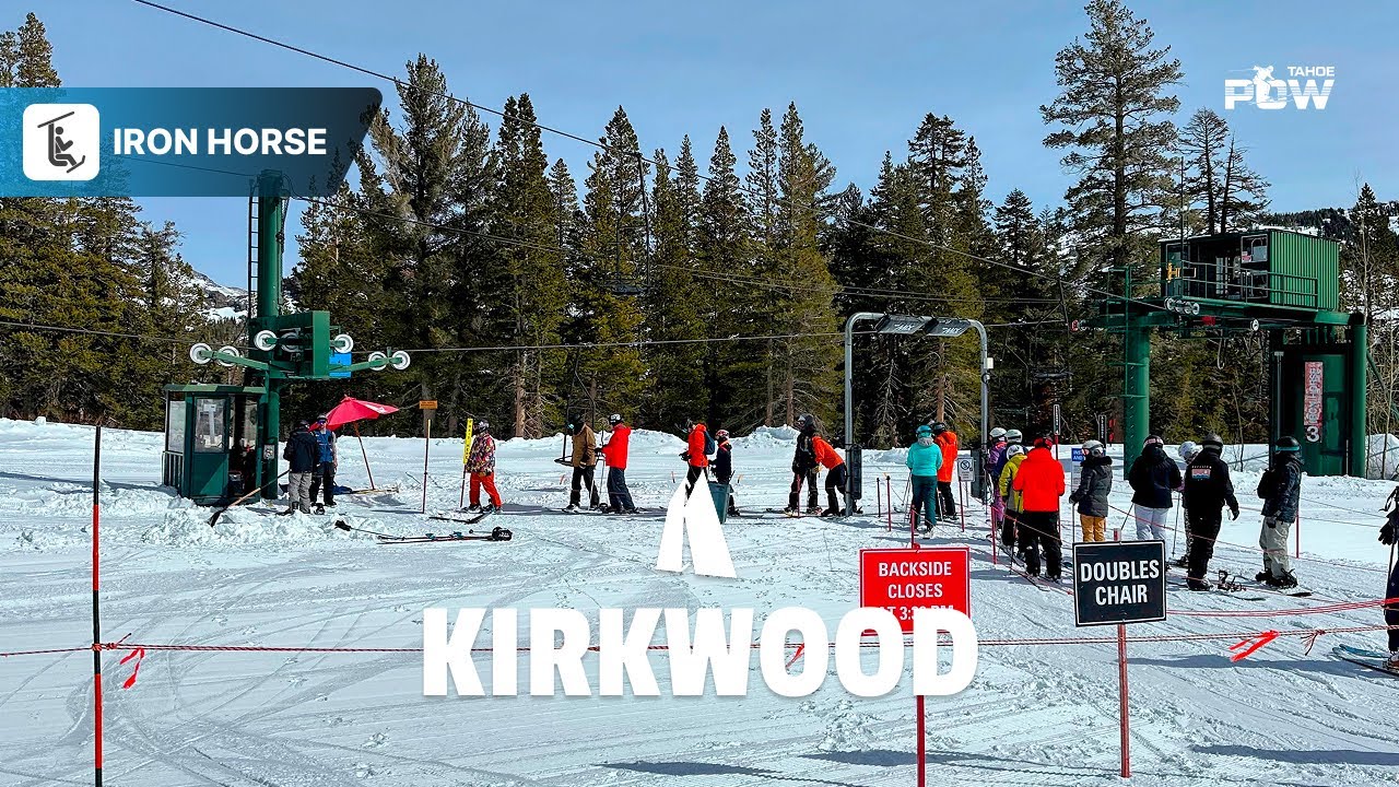 Iron Horse Lift Kirkwood – 5-Minute Ride to Smooth Intermediate Terrain