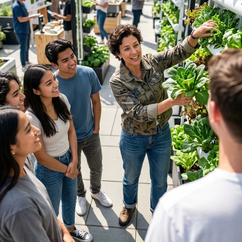 Professionnels en immersion dans un atelier de menuiserie, capturant en vidéo et photo le geste précis d'un artisan travaillant le bois, illustrant notre expertise en Stratégie d’influence pour développer une expertise d’influence pensée pour les métiers.