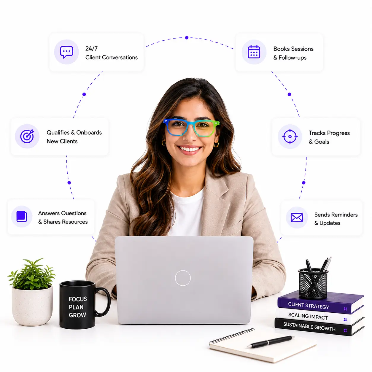 a voice agent visualisation