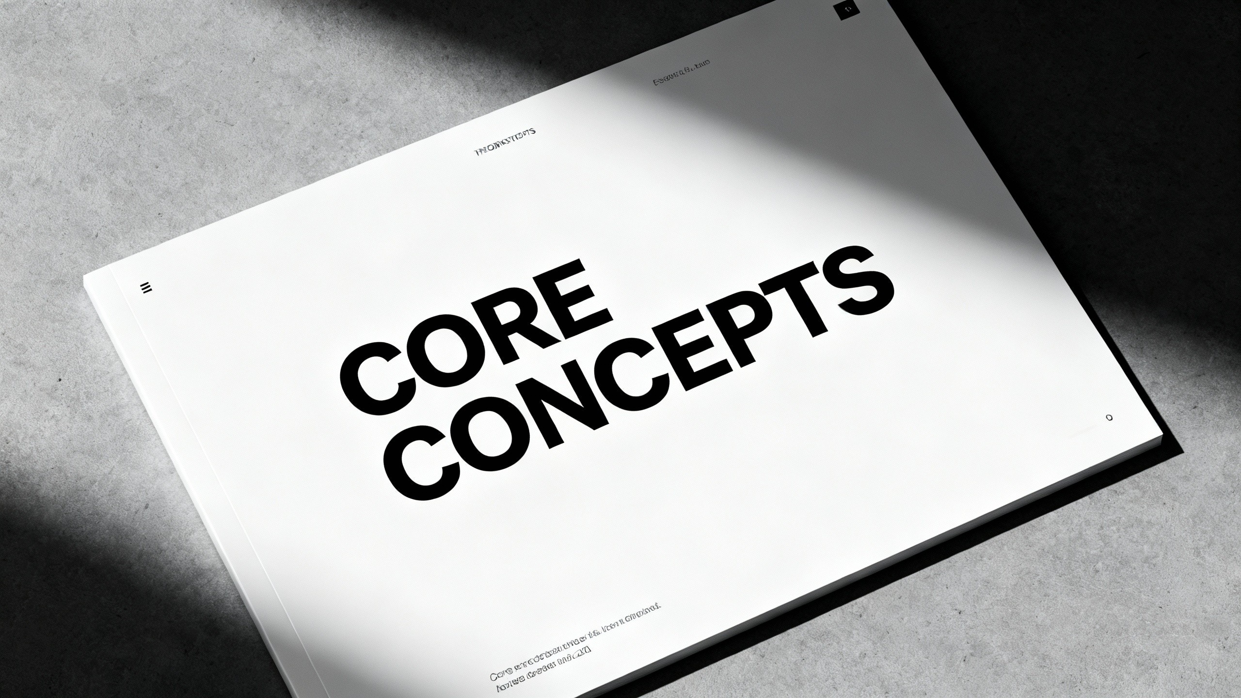 Core Concepts Overview