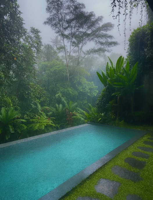 2-bedroom villa with rooftop and jungle views in Ubud