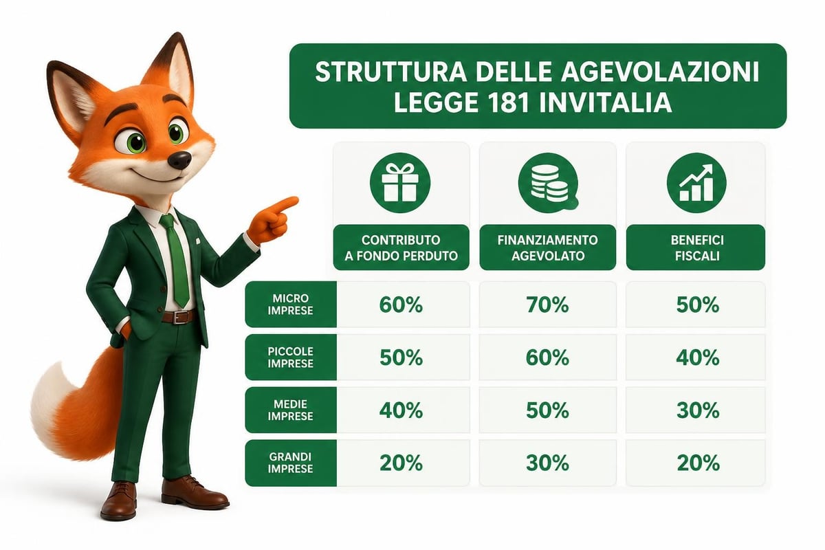 Calcolo agevolazioni Legge 181
