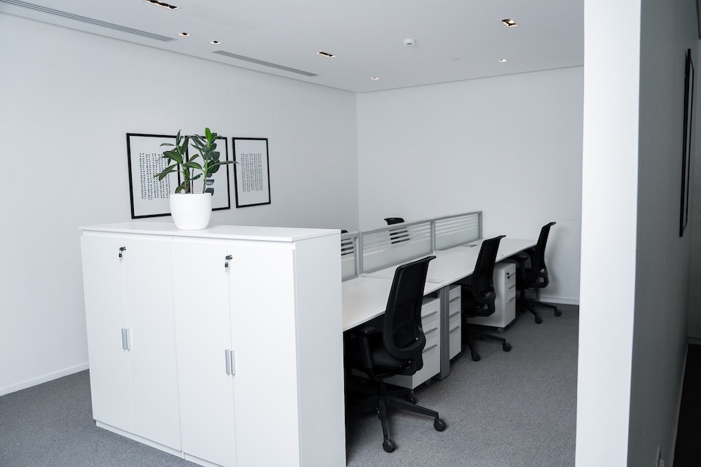 Lobby entrance at DIOM Rubeen 209 headquarters in Riyadh