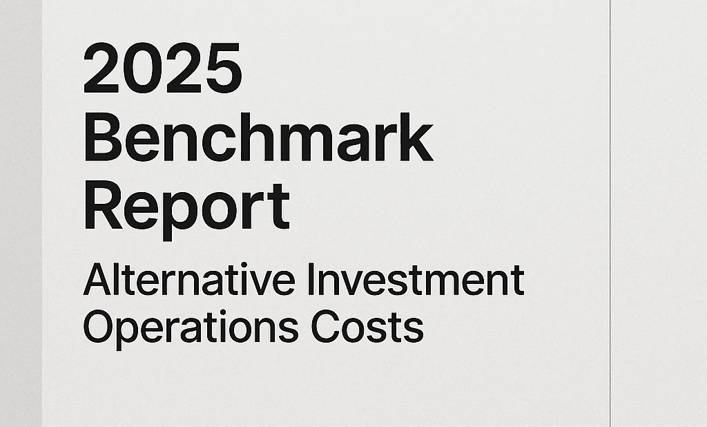 2025 Benchmark Report on Alternative Investment Operations Costs for LPs in Private Markets