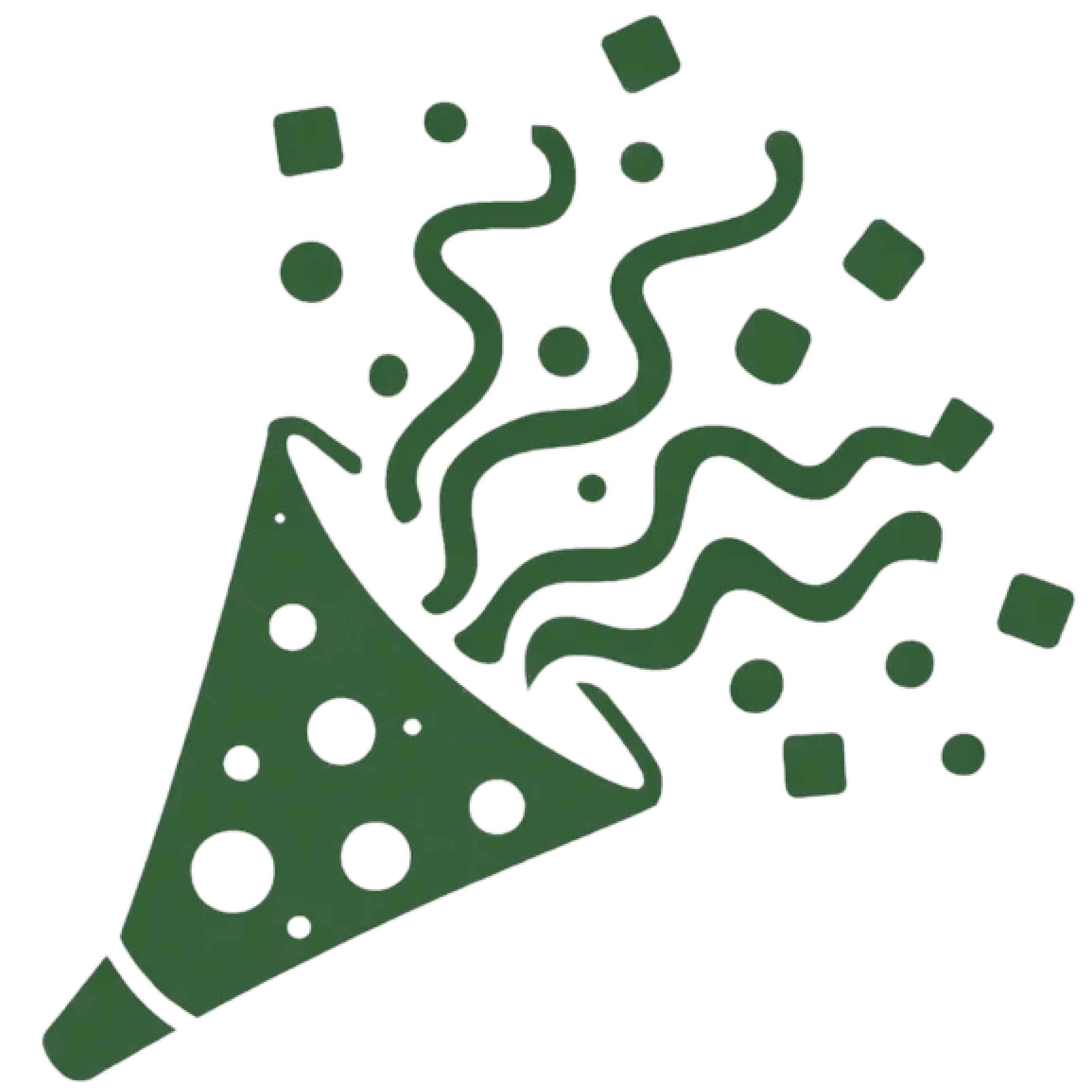 illustration of a party emoji