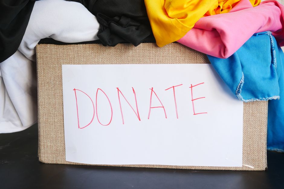 nonprofit impact section with a donation thermometer