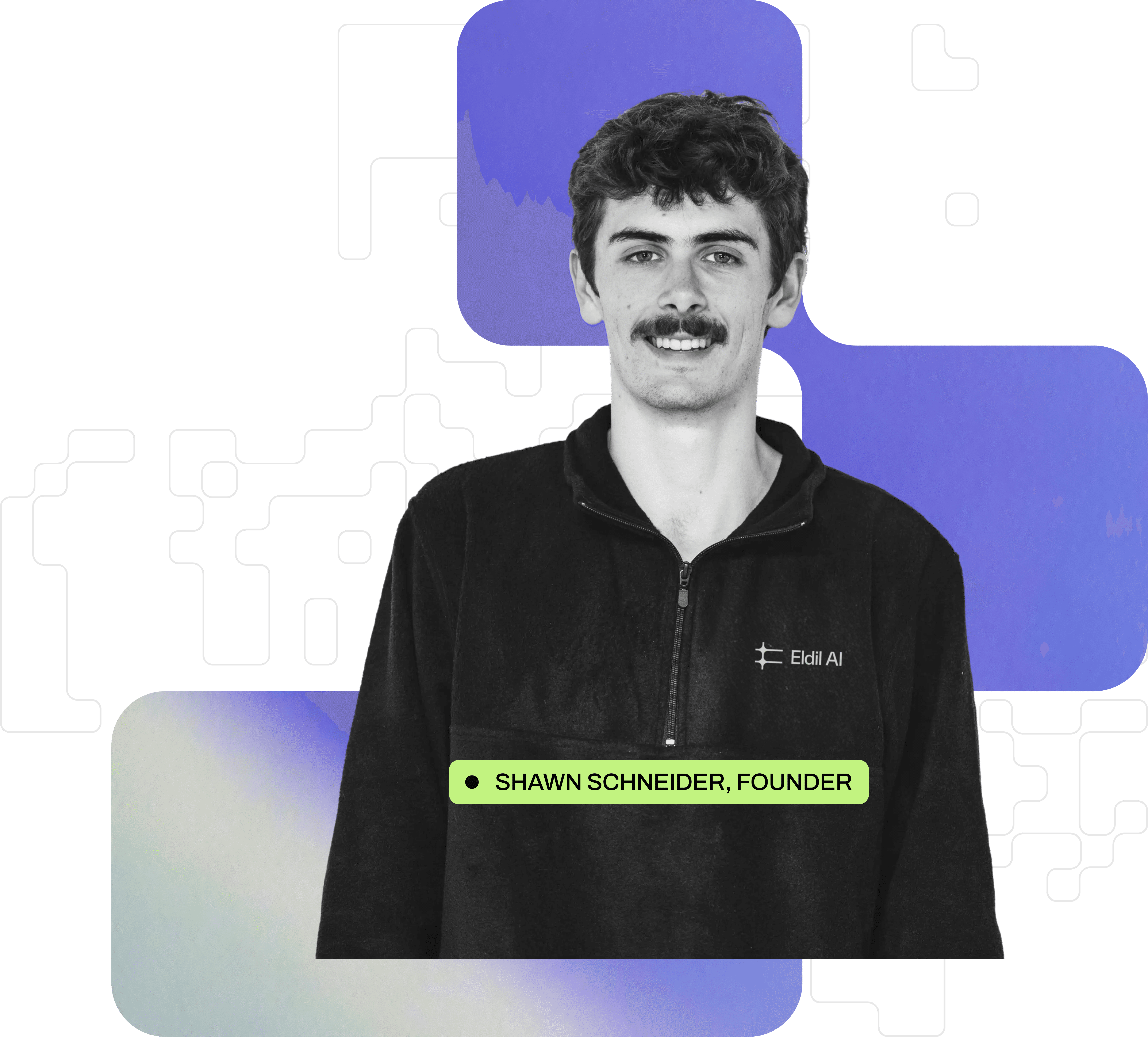 abstract image of Shawn Schneider