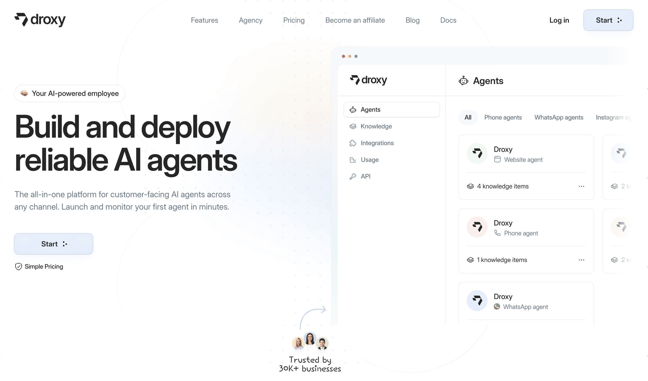 Droxy - Phone Answering Service Cost
