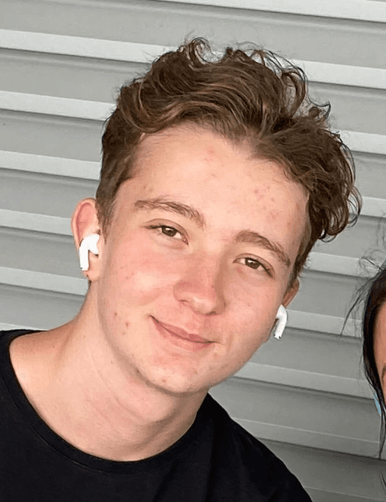 Close-up portrait of a person