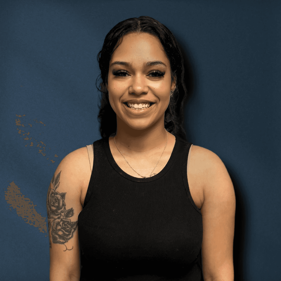 a nail box with design