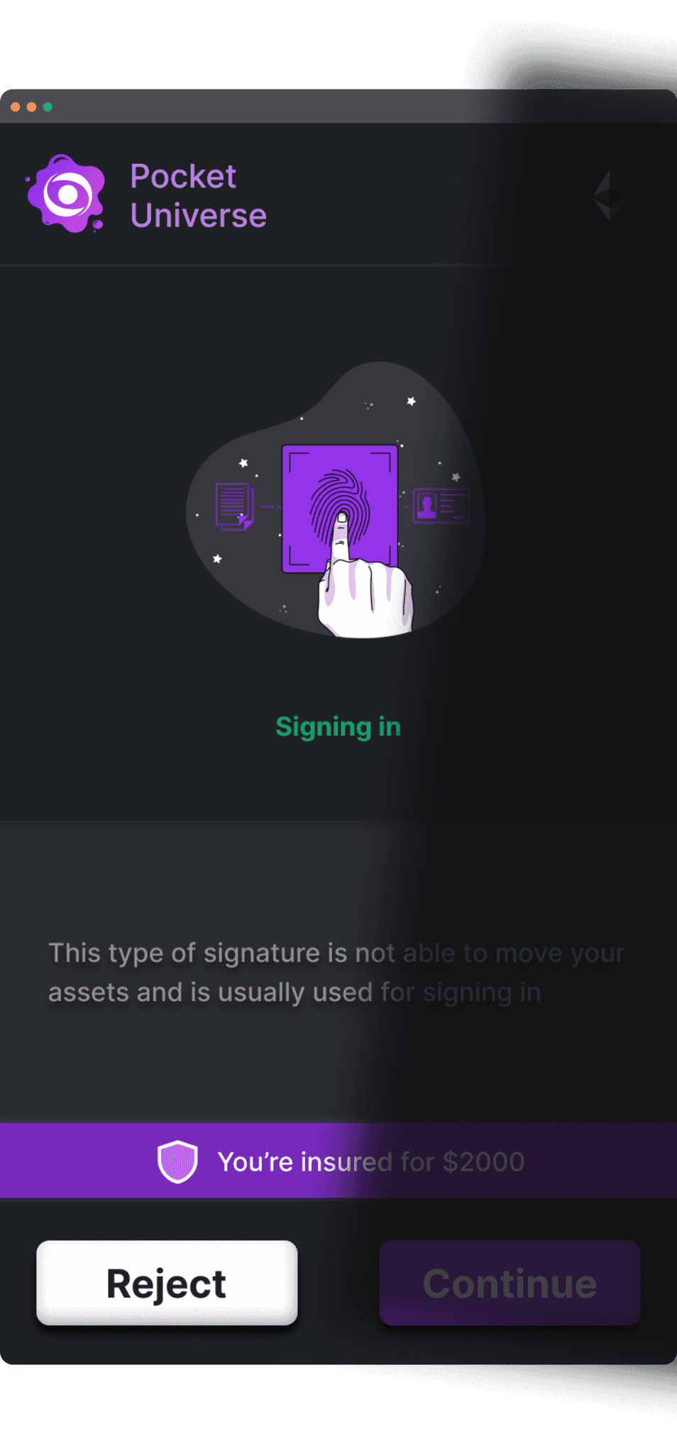 Pocket Universe We protect your web3 assets