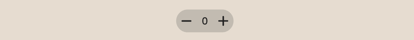 Counter consisting of multiple atoms