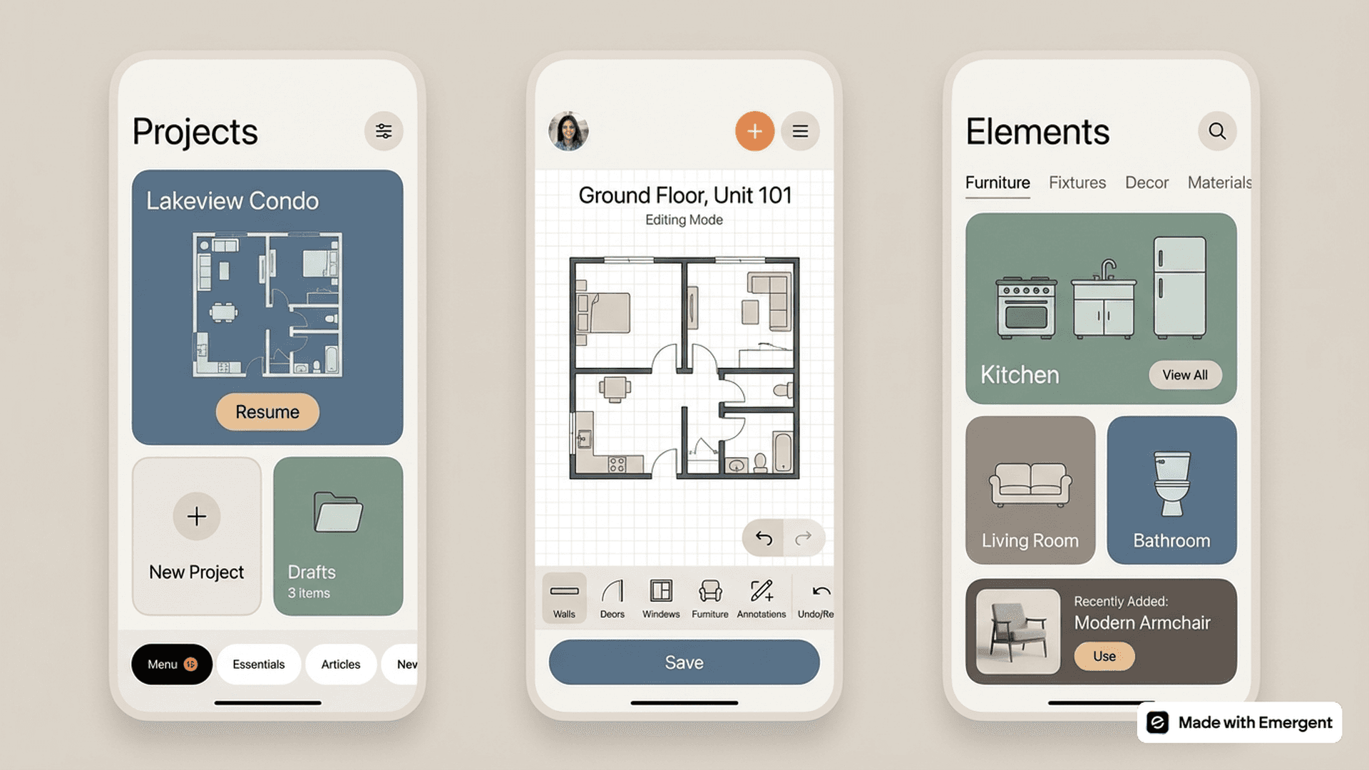 Real Estate Floor Plan App Made With Emergent