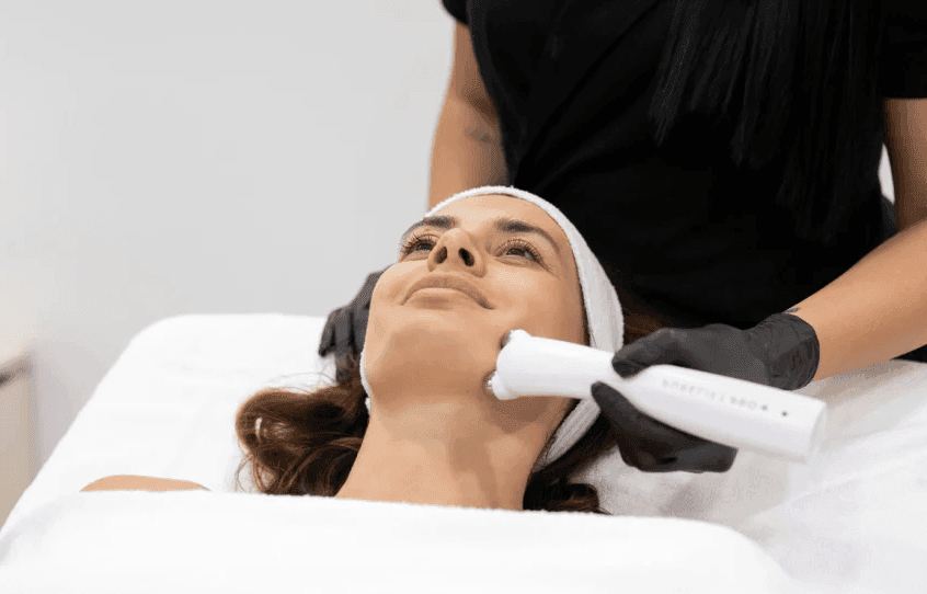 Crow's Feet Treatment Being Performed