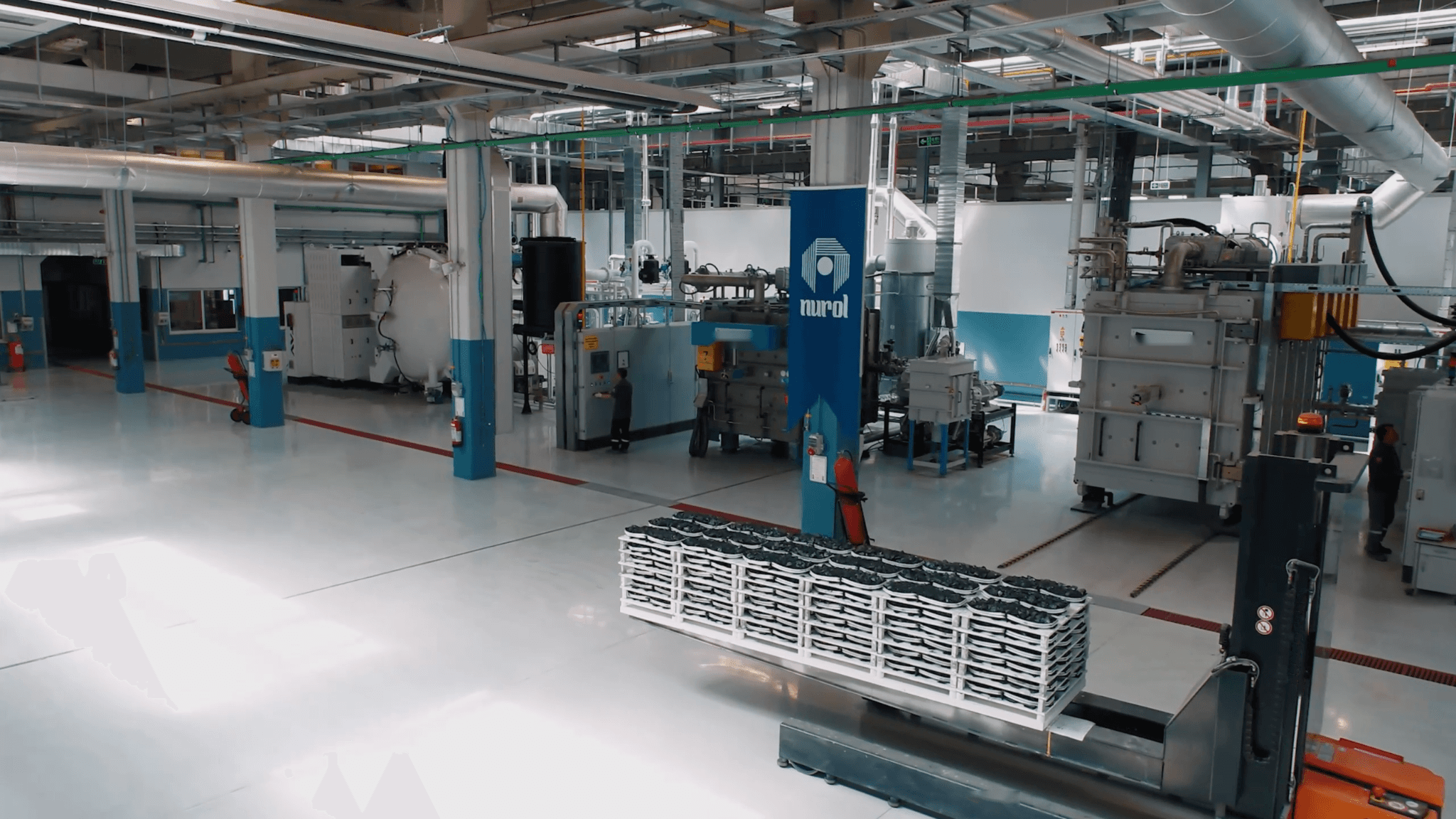 Nurol Technology Factory interior with Hard Body Armor Plates Pressed