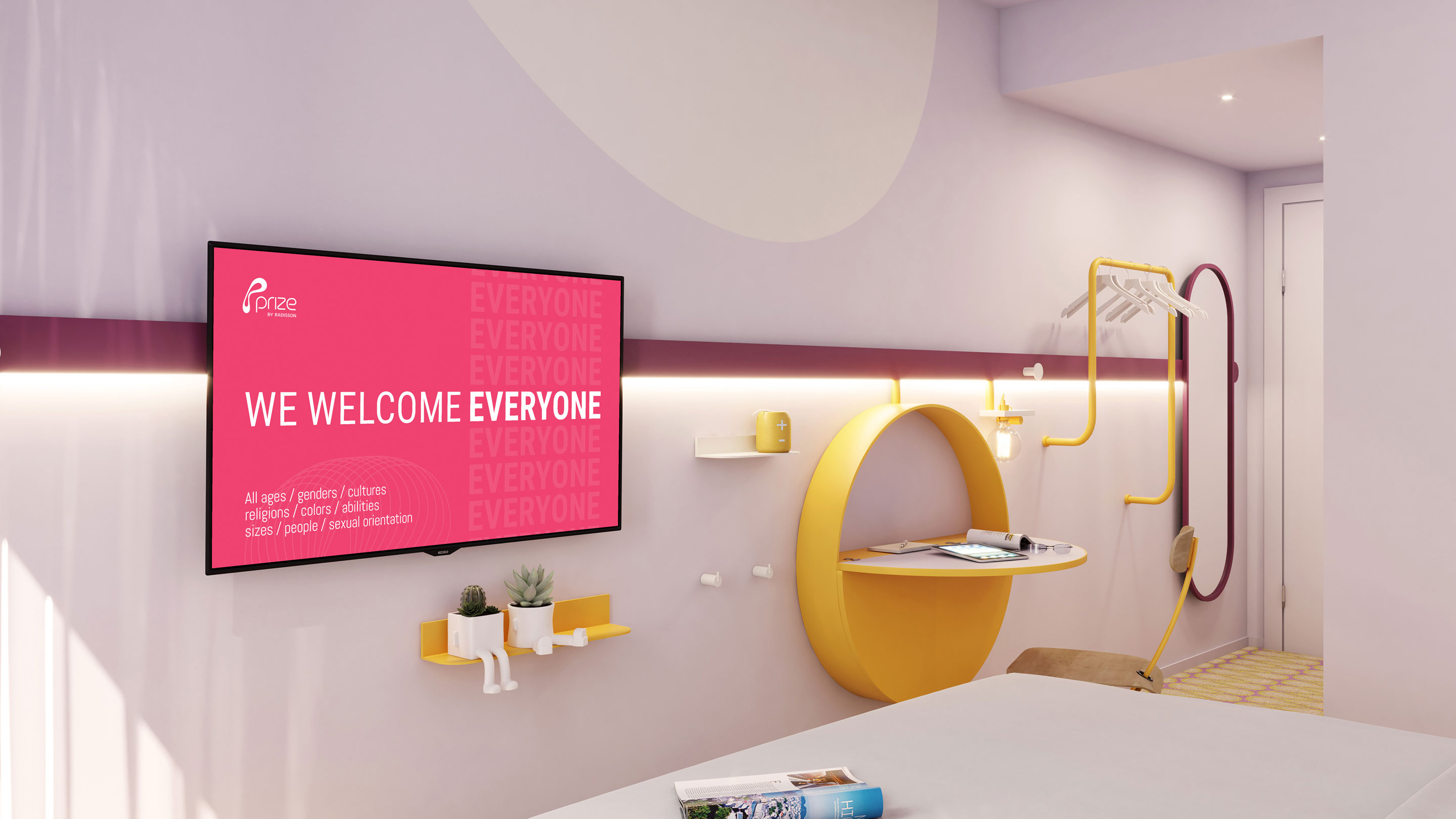 white apple keyboard on white table