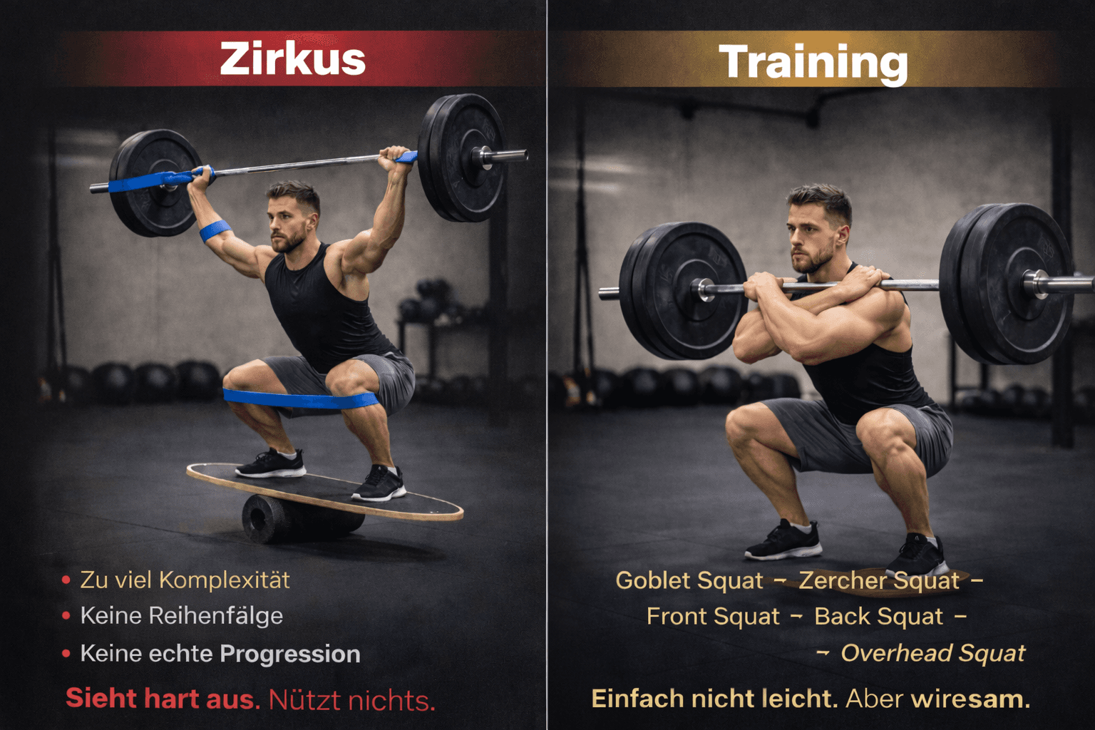 Training ist kein Zirkus