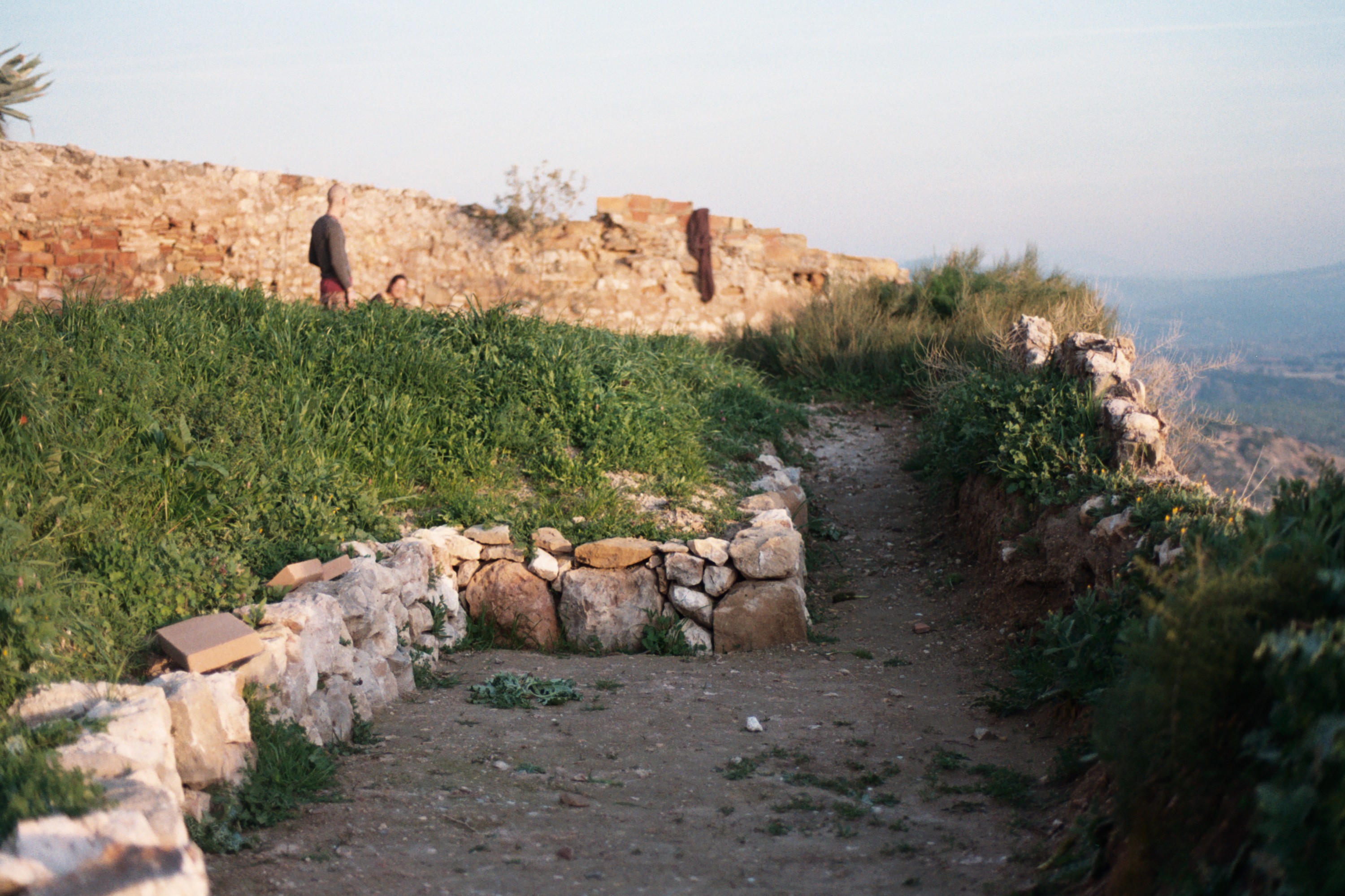 View of the Vence cemetery