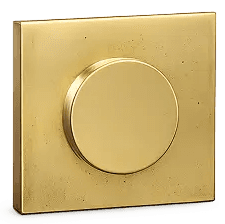 square brass knob
