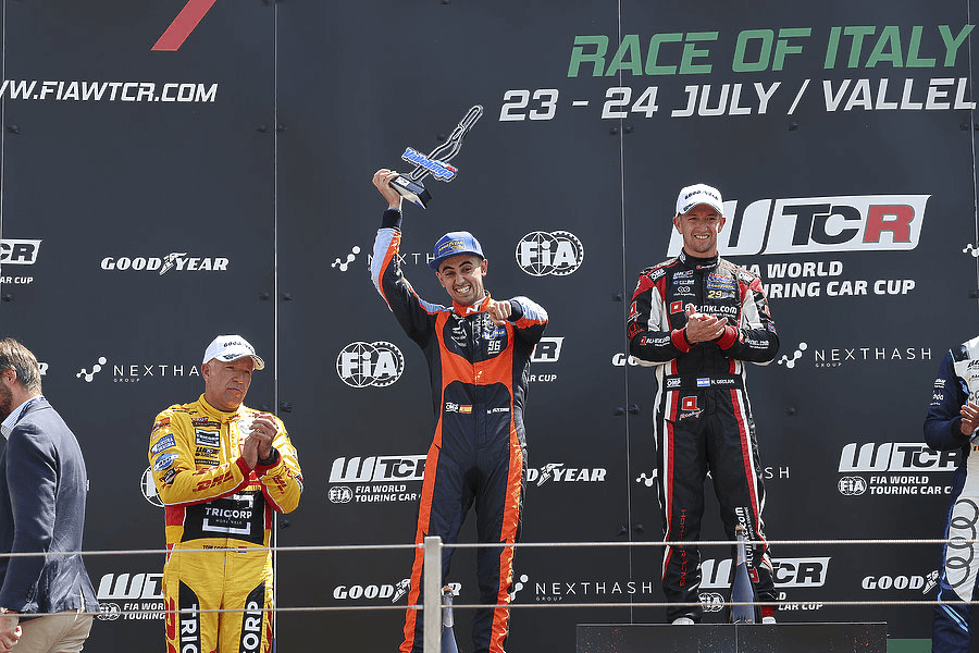 Cockpit of a race car