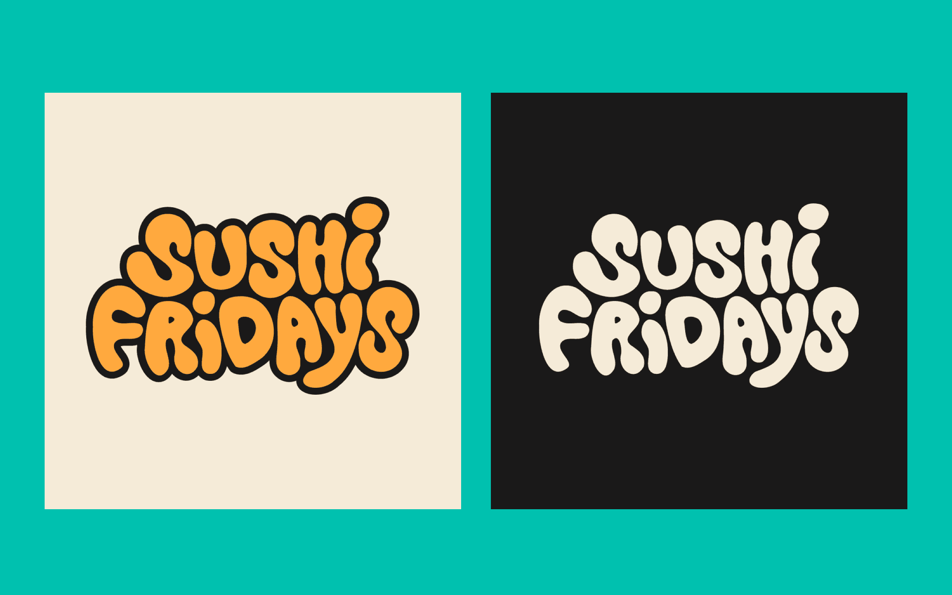 Sushi Fridays The Podcast - Brand Identity Logos