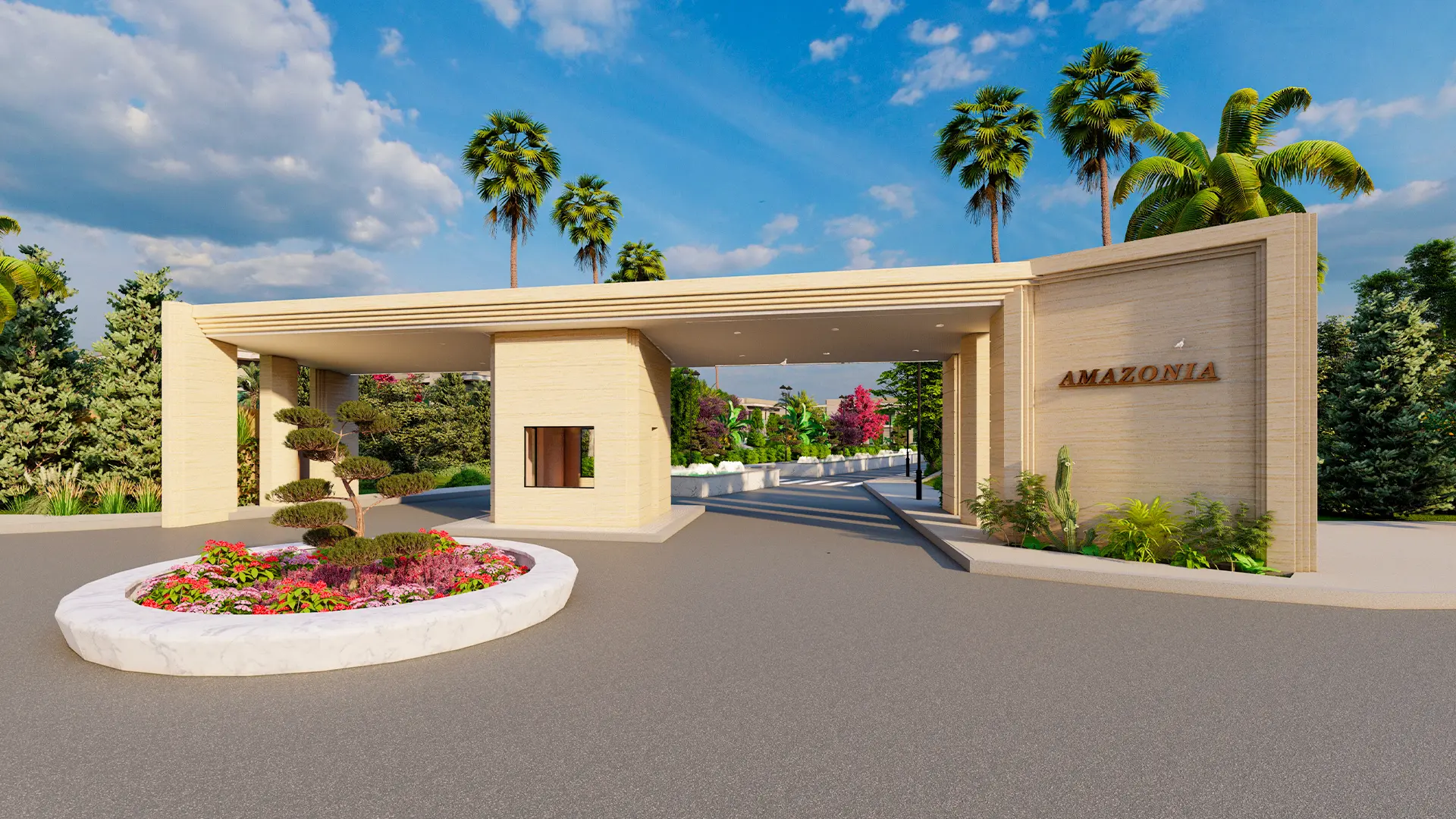 amazonia-marrakech-entree-residence-securisee-controle-acces