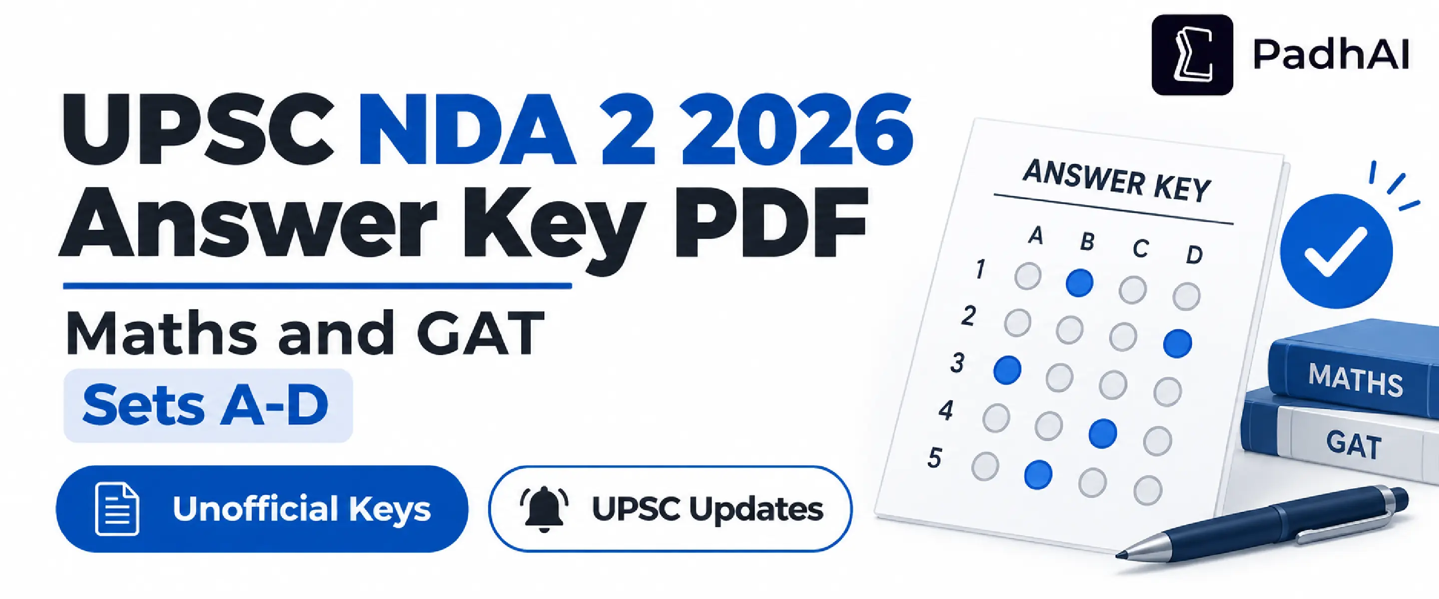 UPSC NDA 2 2026 Answer Key PDF