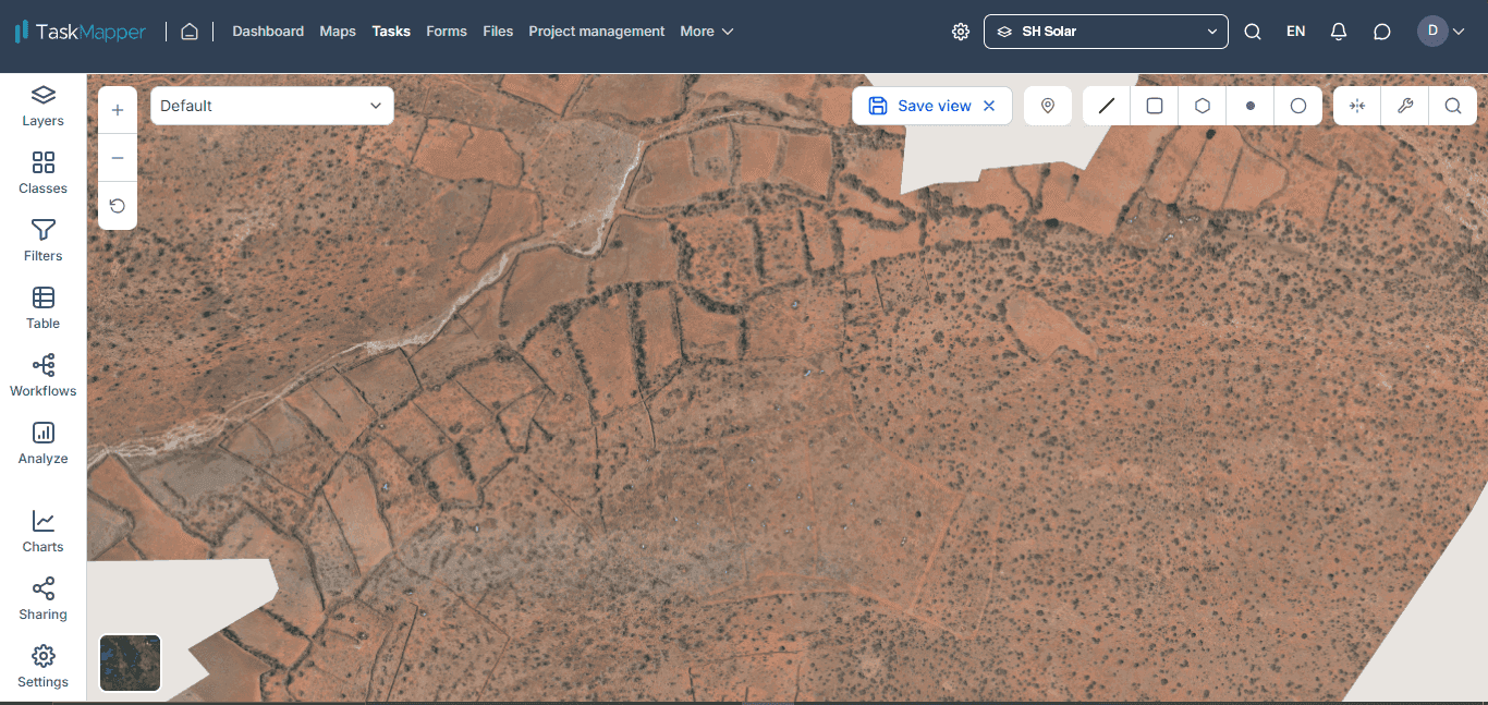 TaskMapper MAPS: Topography and hydrology studies for site feasibility assessment