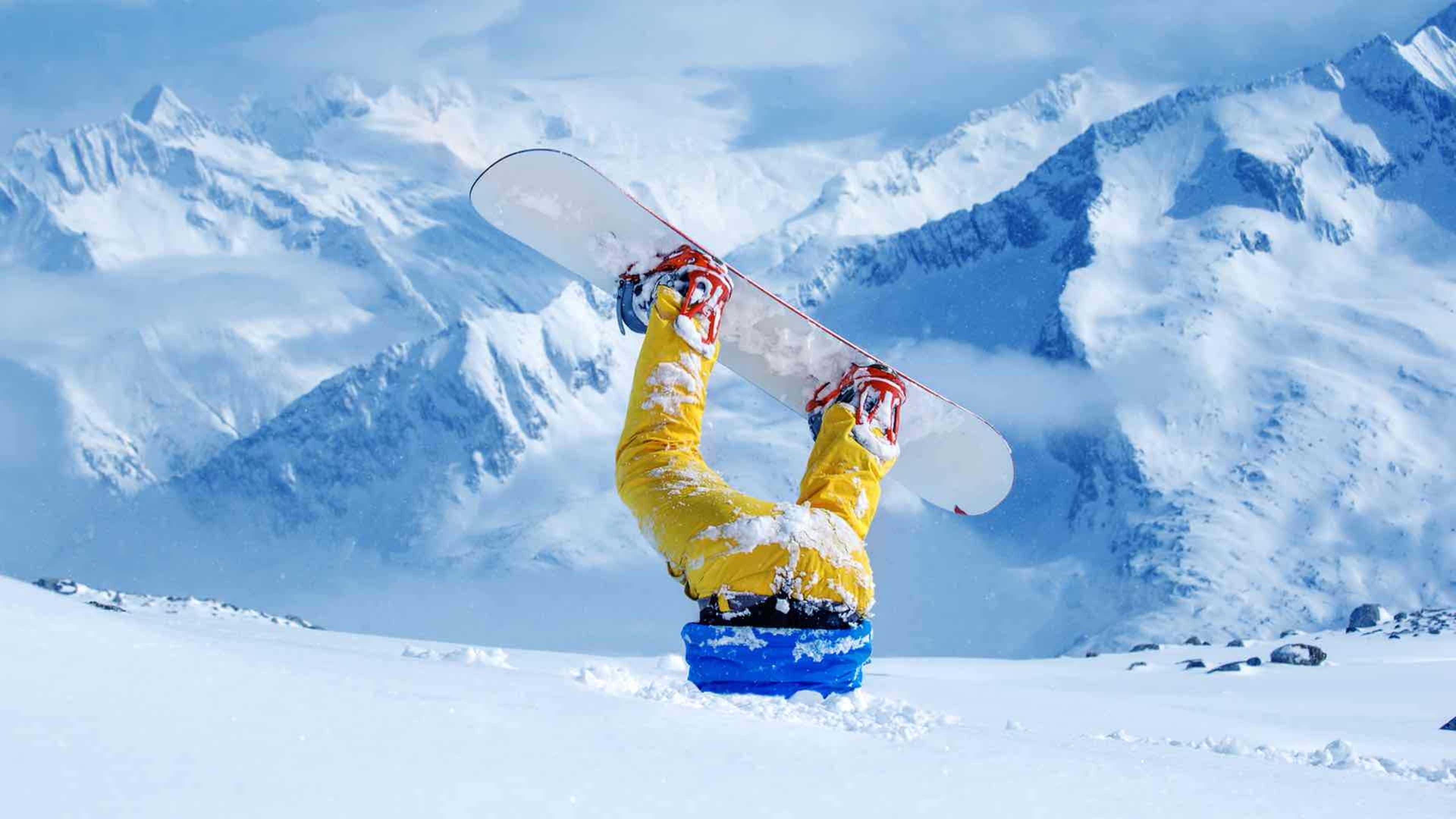 body turned upside down in snow